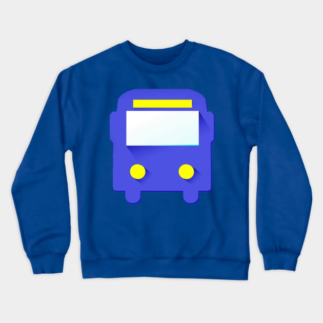 school bus Crewneck Sweatshirt by Ahmed ALaa